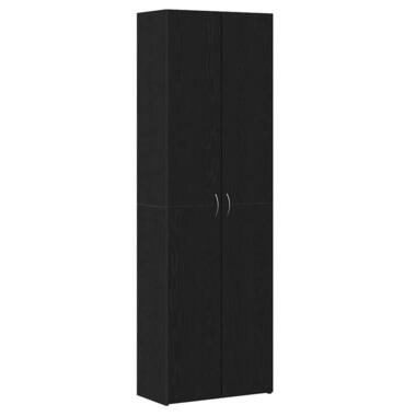 vidaXL - Kantoor Kast - Zwart - Bewerkt hout - 60 x 32 x 190 product