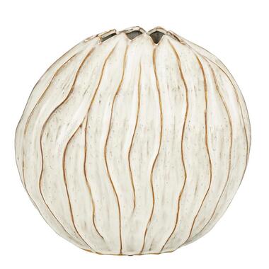 Mica Decorations Jovi Vaas - L43 x B23 x H41 cm - Keramiek - Wit product