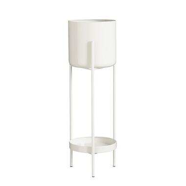 Mica Decorations Colyn Cache-Pot sur pied - H60 x Ø19 cm - Fer - Blanc product