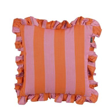 Mica Decorations Coussin - L45 x l45 x H10 cm - Coton - Lilas, Orange product
