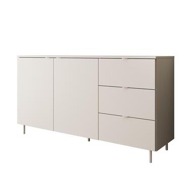 Meubella - Dressoir Malvare - Wit - 150 cm - Met lades product