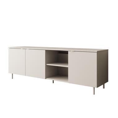 Meubella Meuble TV Malvare - Blanc - 167 cm product