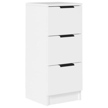 vidaXL - Dressoir - Wit - Bewerkt hout product