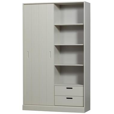 WOOOD Mila Schuifdeurkast - Grenen - Dust - 200x120x42 product