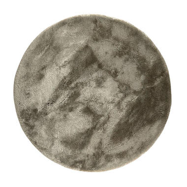 Interieur05 Rond Hoogpolig vloerkleed Odelia beige/wit - 200 x 200 cm product