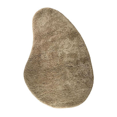 Interieur05 organisch hoogpolig vloerkleed polyester Pilo taupe - 290 x 200 cm product