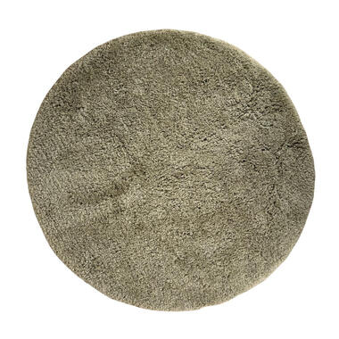 Interieur05 rond hoogpolig vloerkleed polyester Pilo groen - 230 x 160 cm product