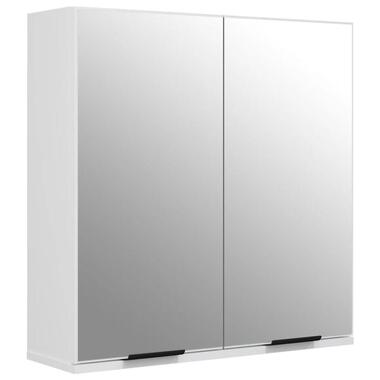 vidaXL - armoire à miroir de salle de bain - Blanc - Bois d'ingénierie product