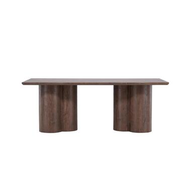 Svea - Rova rechthoekige eettafel - 100 x 210 cm - mokka product