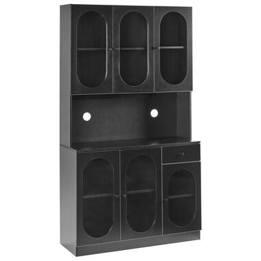 LANGFORD - Buffetkast - Zwart - Vezelplaat product