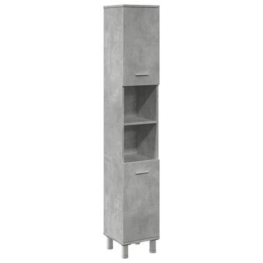 vidaXL - armoire de salle de bain - Gris - Bois d'ingénierie product