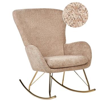 ANASET - Schommelstoel - Beige - Bouclé product