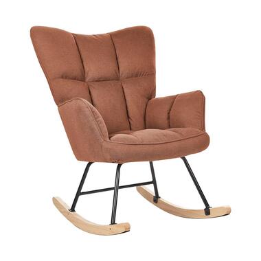 OULU - Schommelstoel - Bruin - Polyester product