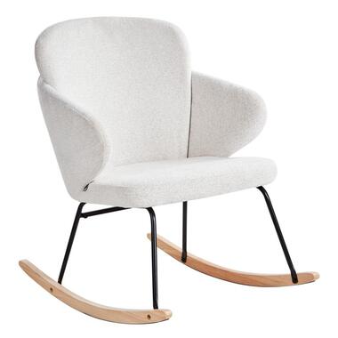 VIKEN - Schommelstoel - Wit - Polyester product