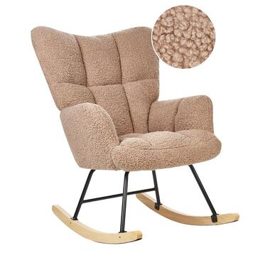 OULU - Schommelstoel - Zandbeige - Bouclé product