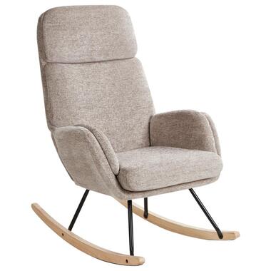 KVELIA - Schommelstoel - Taupe - Polyester product