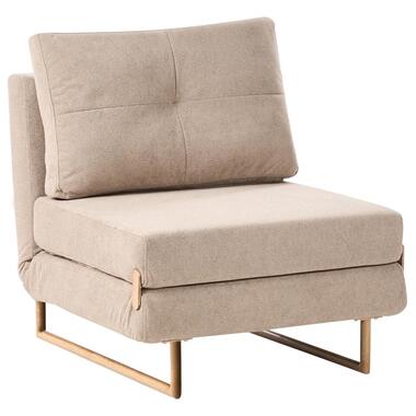 Fauteuil convertible JERSLEV Tissu Marron clair product