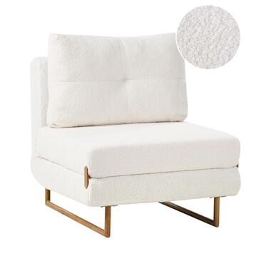 Fauteuil convertible JERSLEV Bouclé Blanc cassé product