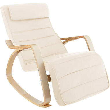 tectake Schommelstoel Onda, Beige product