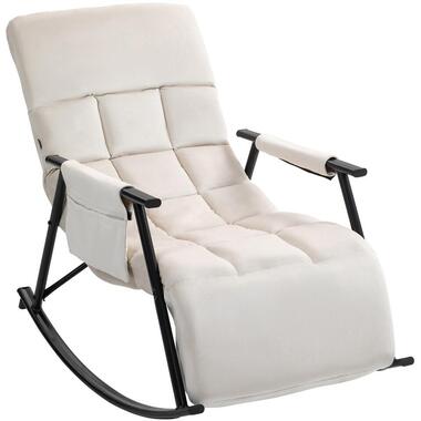 CLP Chaise à bascule Cathy Velours - Crème product