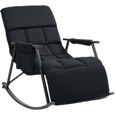 CLP Chaise à bascule Cathy Tissu - Noir product
