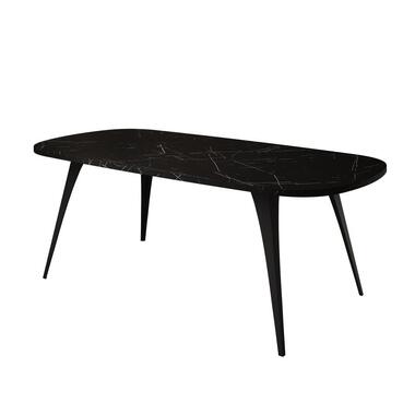 Meubella Table basse Flix - Marbre noir - 120 cm product