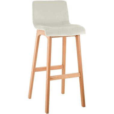 CLP Barkruk Hover natura Frame - Fluweel - creme product