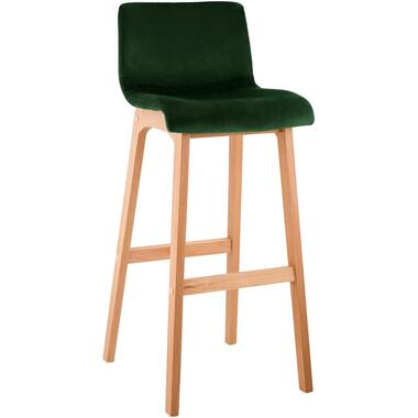 CLP Barkruk Hover natura Frame - Fluweel - groen product