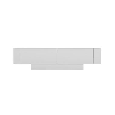 Meuble TV 2 portes et 2 étagères murales blanc L150 cm - Matera product