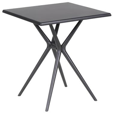 PIAVE - Tuintafel - Zwart - 70 x 70 cm - Synthetisch materiaal product