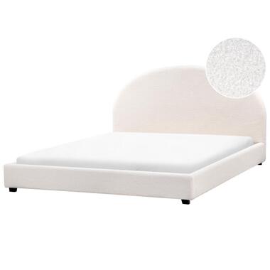 Lit avec sommier Bouclé VAUCLUSE 180 x 200 cm Blanc cassé product