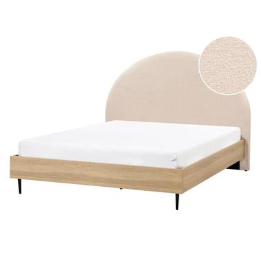 MILLAY - Bed - Beige - 140 x 200 cm - Bouclé product
