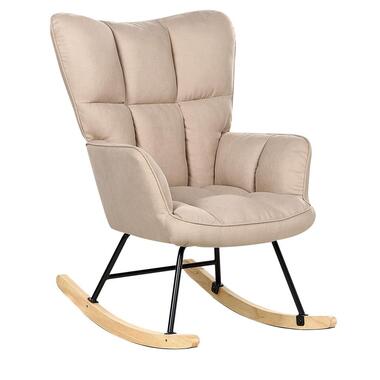 OULU - Schommelstoel - Beige - Polyester product