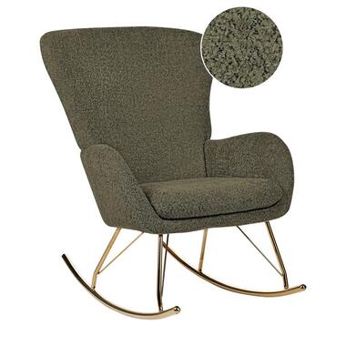 Fauteuil à bascule ANASET Bouclé Vert foncé product