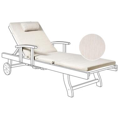 TOSCANA - Tuinligkussen - Lichtbeige - 58 x 189 cm - Polyester product