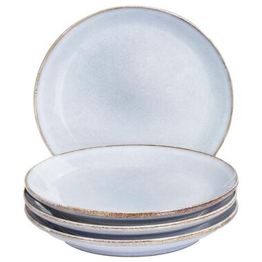Set de 4 assiettes à dessert JUNIPER Grès Bleu clair product