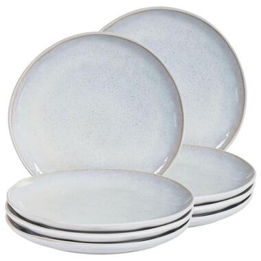 SESAME - Bijzetborden set van 8 - Lichtgrijs - Steengoed product