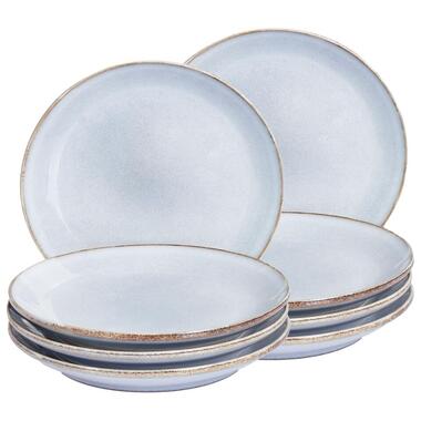 Lot de 8 assiettes à dessert JUNIPER Grès Bleu clair product
