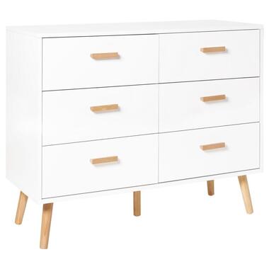 Commode à 6 tiroirs NEWARK Blanc product