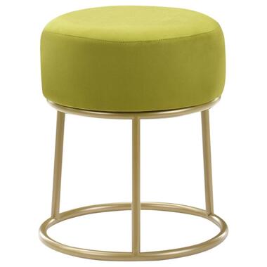 DELCO - Hocker - Groen - Fluweel product