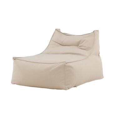 Pouf lounge Livia - tissu - beige product