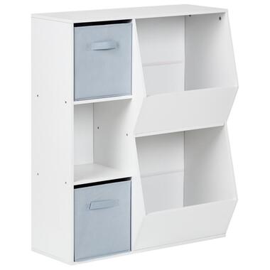 DARLOT - Boekenkast - Lichtblauw - Vezelplaat product