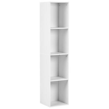 WINNIPEG - Boekenkast 4 planken - Wit - Vezelplaat product