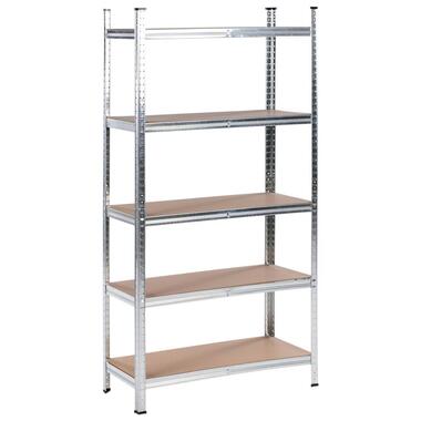 XITTA - Stellingkast 5 planken - Zilver - Staal product