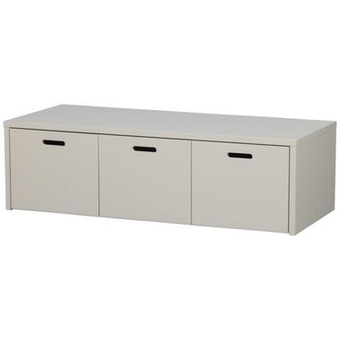 WOOOD Silke Kistbank Met Lades - Grenen - Dust/Grijs - 36x120x50 product