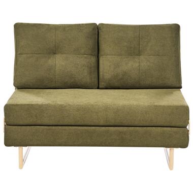 JERSLEV - 2-zits slaapbank - Groen - Stof product