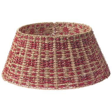NEIGE - Kerstboomrok - Naturel/Rood - ⌀ 60 cm - Zeegras product