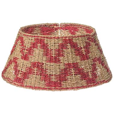 GLACE - Kerstboomrok - Naturel/Rood - ⌀ 60 cm - Zeegras product