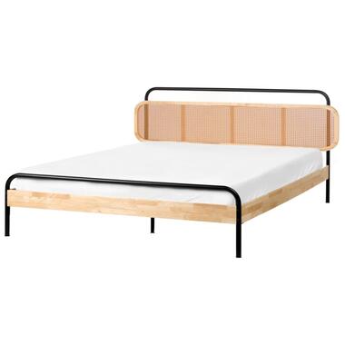 Lit avec sommier Rotin BOUSSICOURT 180 x 200 cm Marron clair product