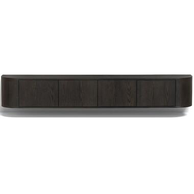 Livingfurn - Meuble TV suspendu Novero Espresso - 35 x 220 x 33 cm product